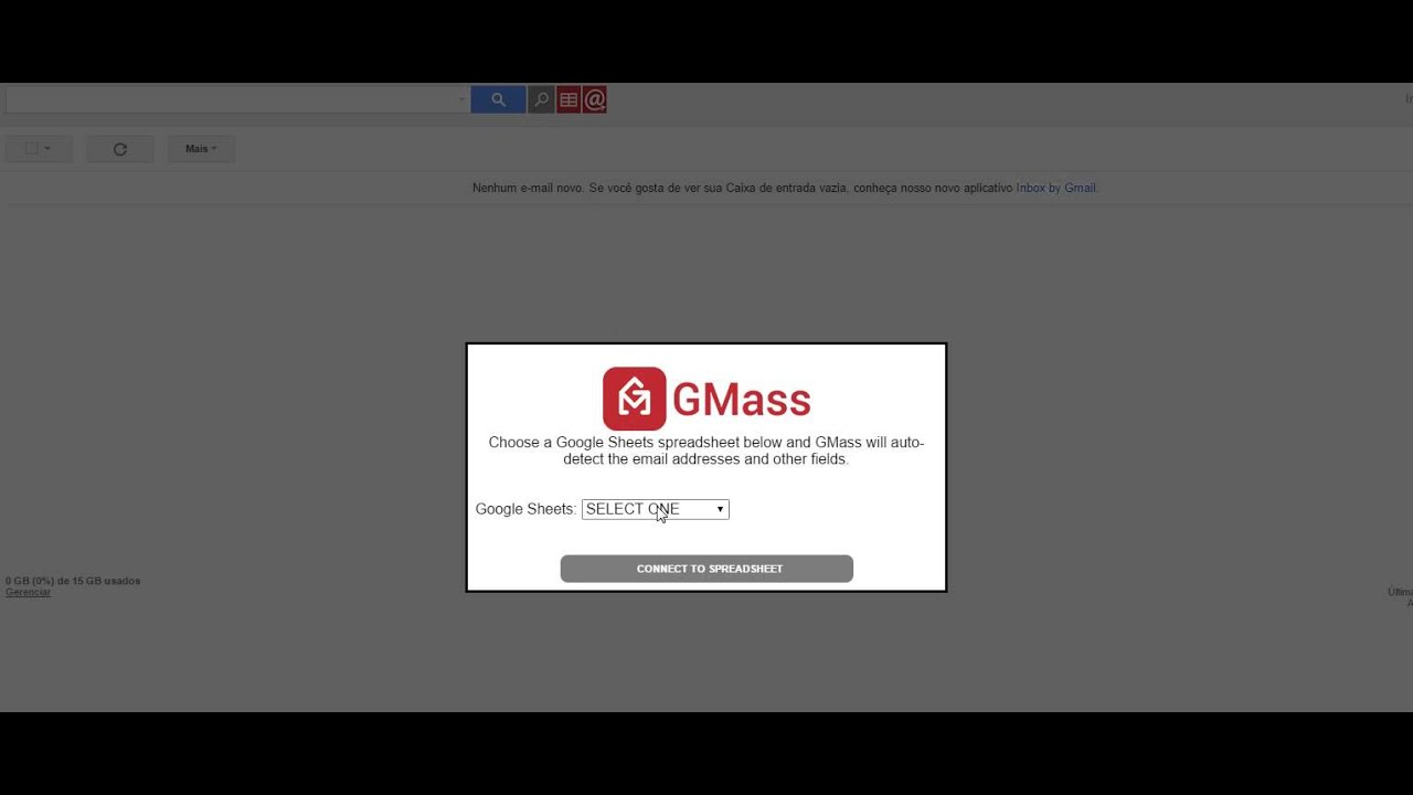 1 - Enviando email em massa com Gmail - Selecionando lista de emails