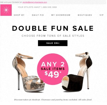 Double fun sale